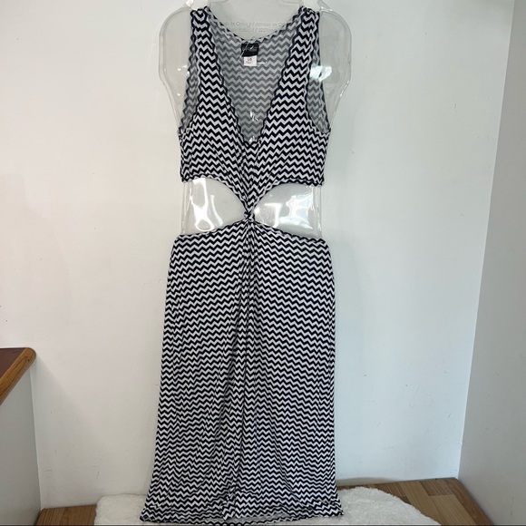 NEW Cover Me Short Sleeve Tank TopBody Con MIDI / Maxi Dress Size Large - Picture 10 of 10